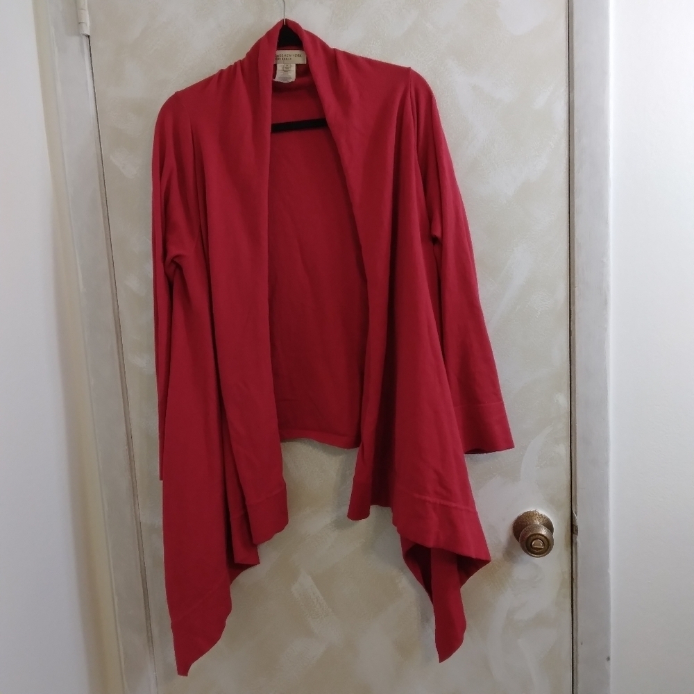1X Red Drape Sweater By Jones New York